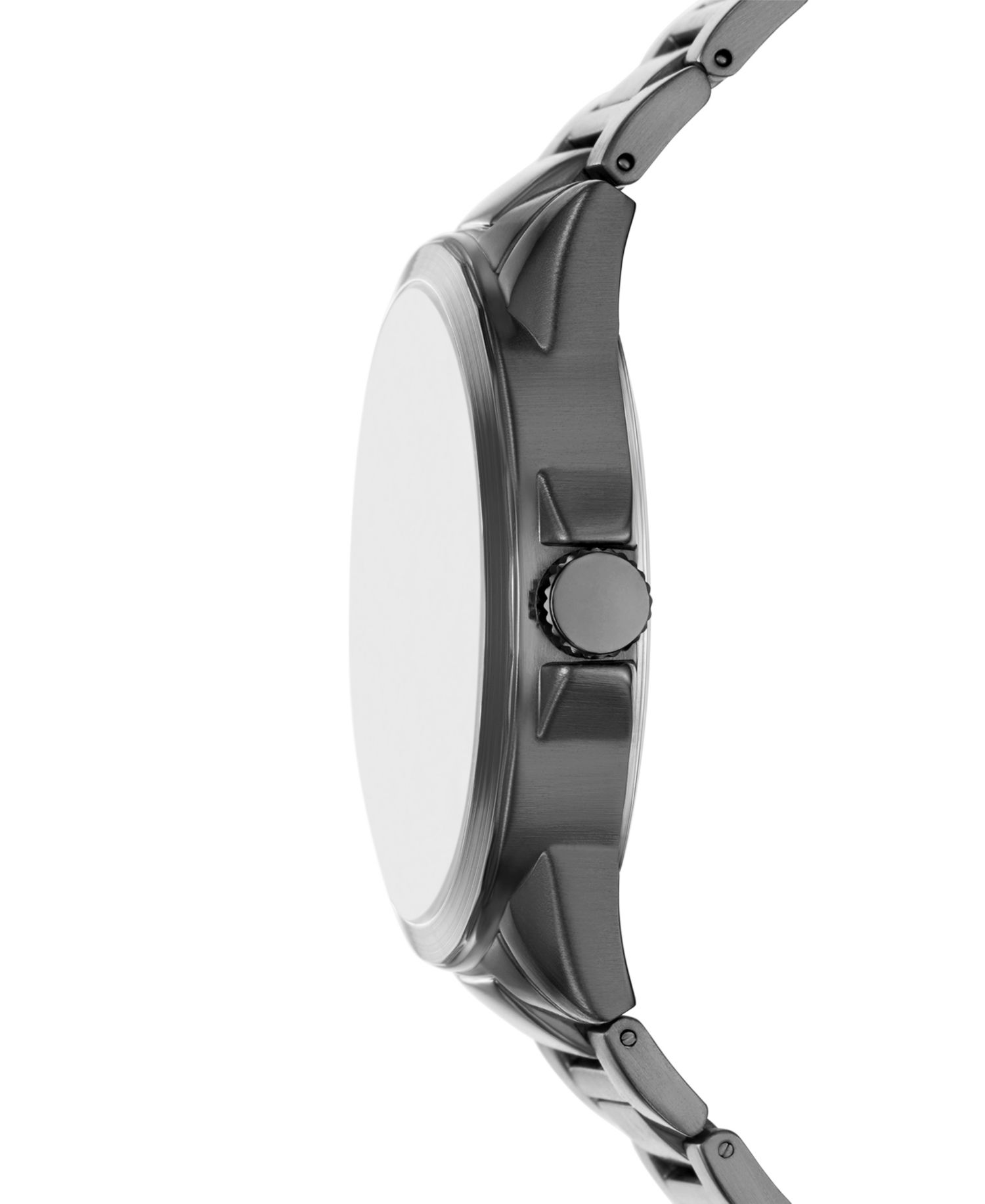 Men's Three Hand Gunmetal Alloy Watch, 45mm
