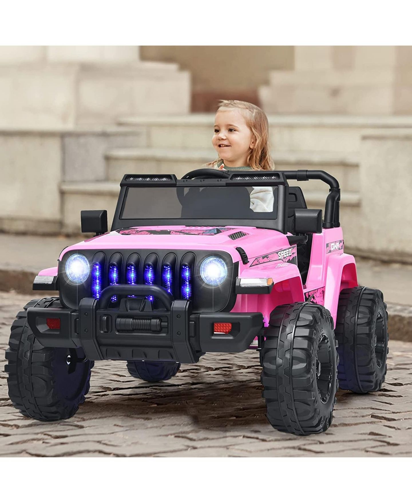 Детская игрушка HONGGE 12V Kids Ride On Jeep Car with 2.4G Remote Control — фото 2