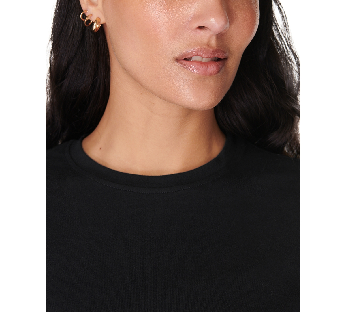 Sweaty Betty Essential Sculpt Long Sleeve Tee In Black