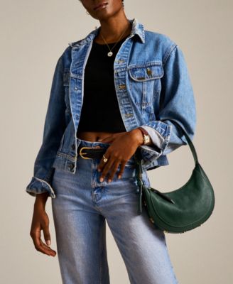 Sac à épaule FOSSIL Harwell Hobo - Couleur Tarragon (vert), 100% Cuir, Neuf Avec étiquettes
