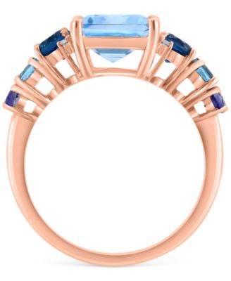 EFFY&reg; Multi-Gemstone (4-5/8 ct. t.w.) & Diamond Accent Ring in 14k Yellow Gold