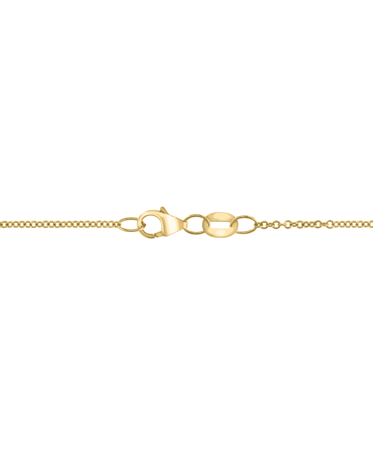 Effy Collection Effy London Blue Topaz (2-1/3 Ct. T.w.) & Diamond Accent Flower 18" Pendant Necklace In 14k Yellow G
