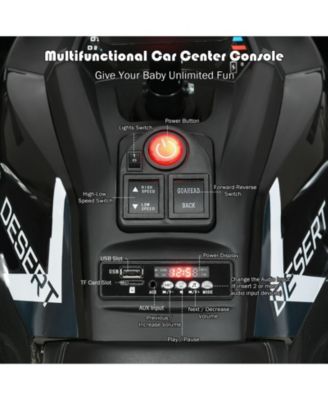 12V Kids Electric 4-Wheeler ATV with 2 Speeds and LED Lights