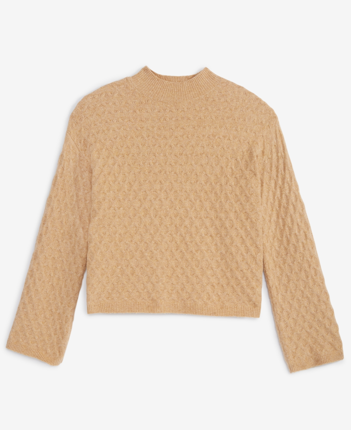 ON 34TH WOMEN'S TEXTURED MOCK-NECK SWEATER, EXCLUSIVELY AT MACY'S 