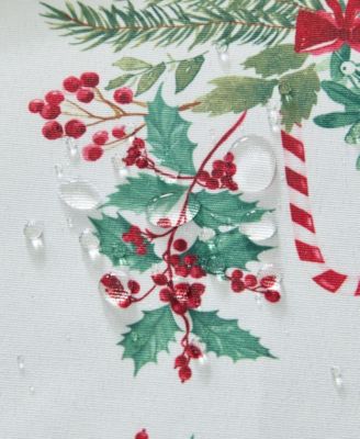Easy Care Holiday Tablecloth, 60" x 102"