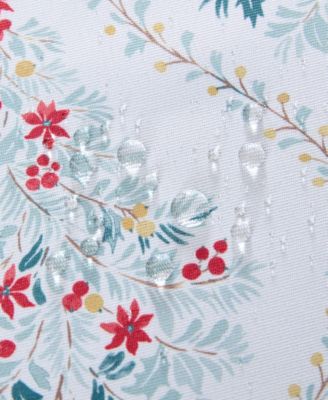 Easy Care Holiday Tablecloth, 70" Round