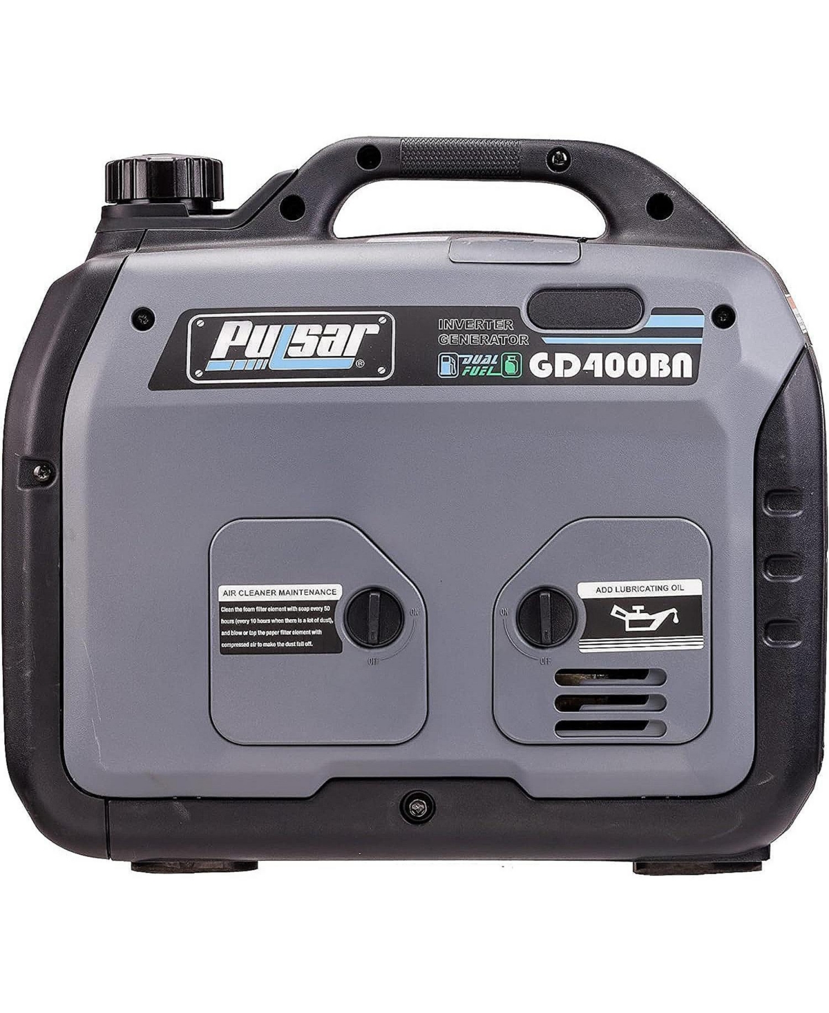 Pulsar Products GD400BN, 4000W Portable super-quiet Dual Fuel & Parallel Capability, Rv-Ready, Carb Compliant