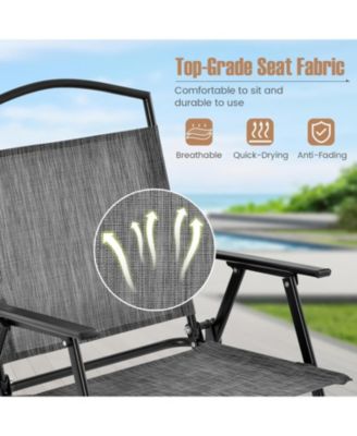 Patio Dining Set for 4 with Umbrella Hole