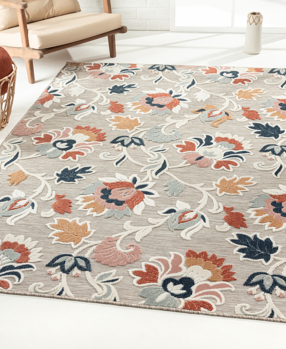 Lr Home Closeout!  Vance-10c 7'9" X 9'9" Outdoor Area Rug