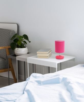 10.24" Traditional Mini Round Rock Table Lamp