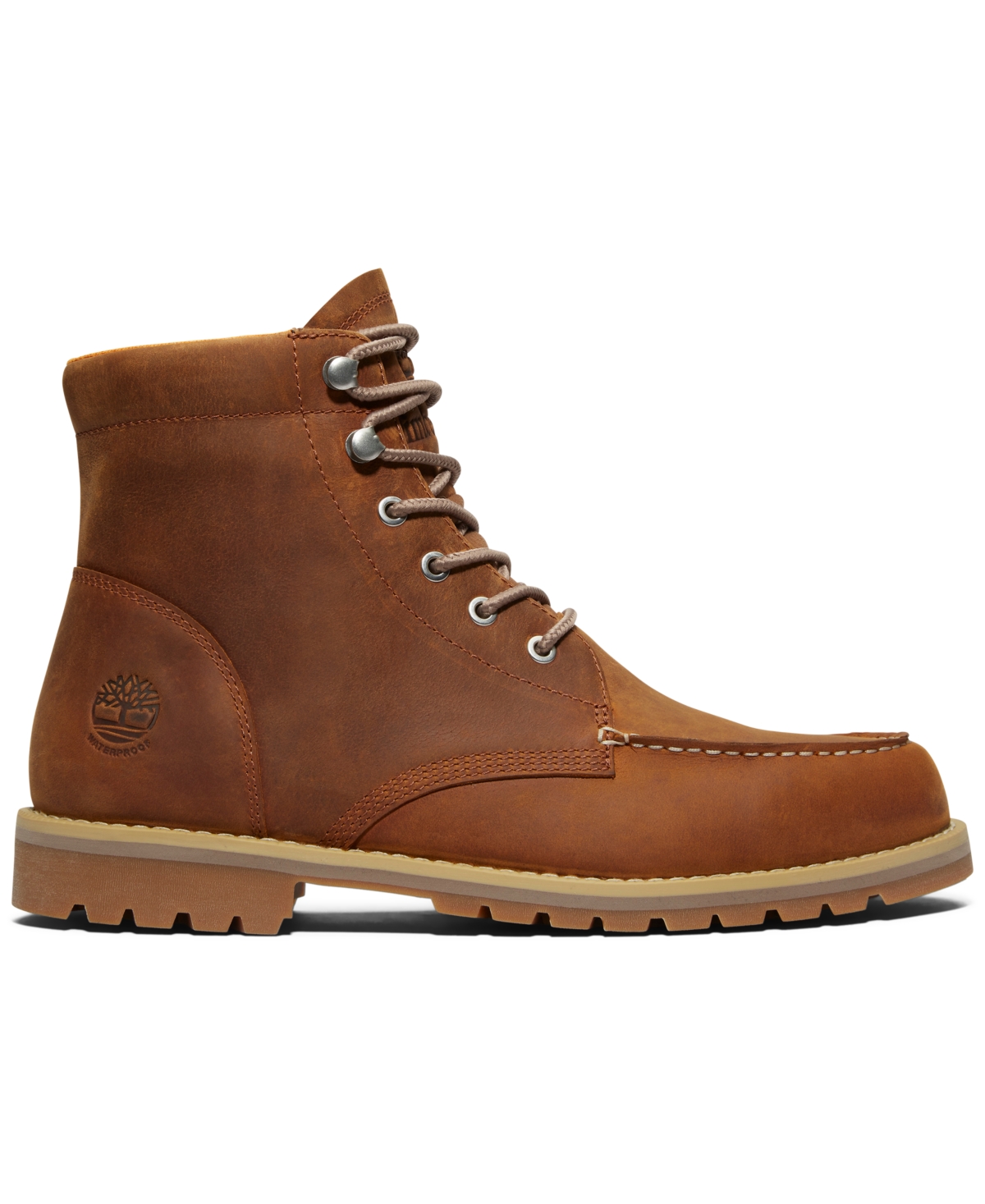 Timberland Redwood Falls Waterproof Lace-up Boot In Saddle