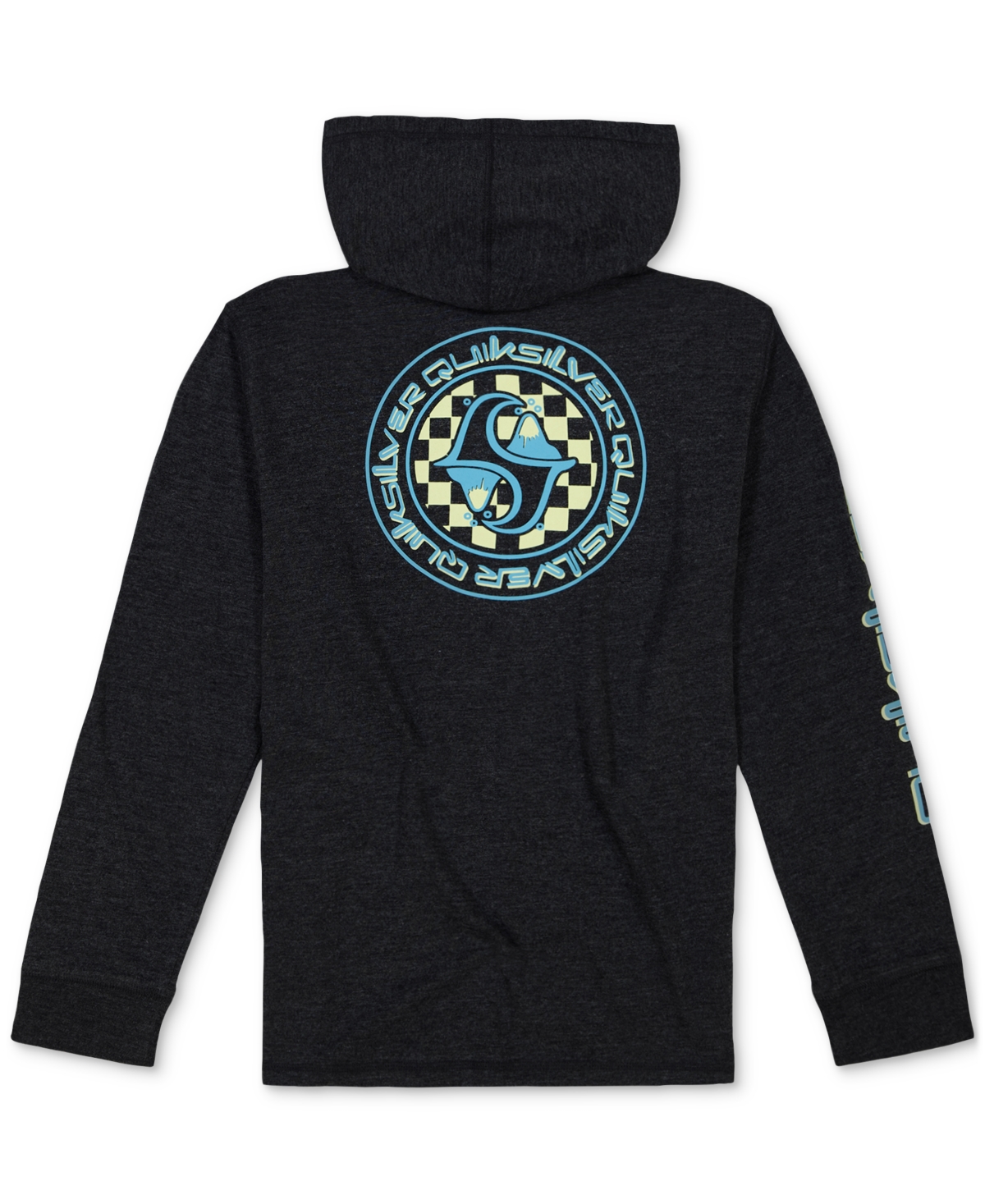 Quiksilver Big Boys Round About Cotton Hooded Long-Sleeve T-Shirt