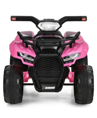 6V Kids ATV Quad Electric Ride On Car with LED Light and MP3