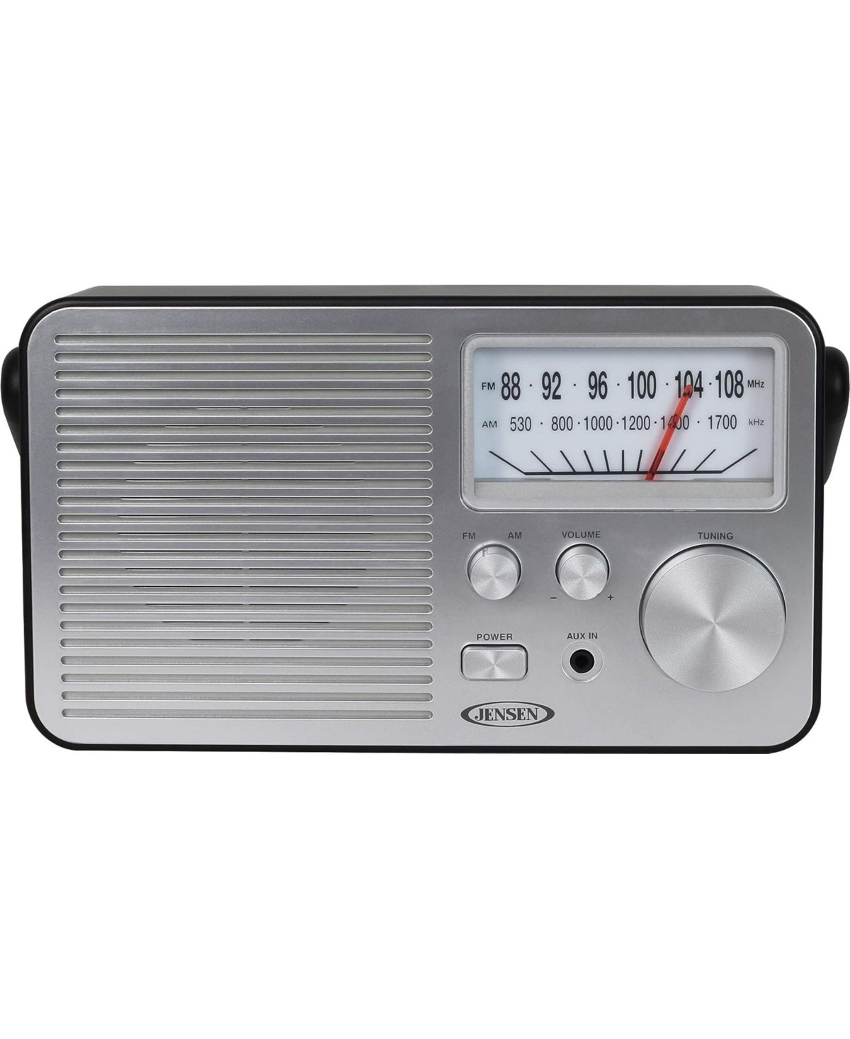 Jensen Mr-750BK Black Portable Am/Fm Radio