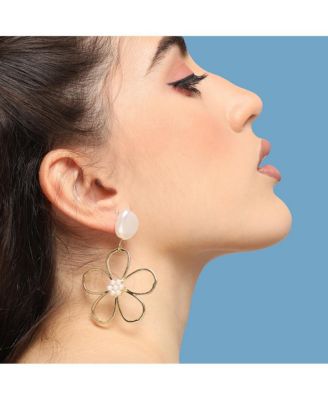 Women's Flower Drop Earrings