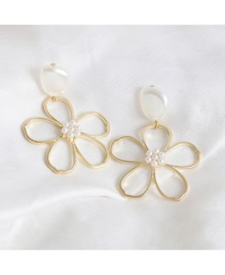 Women's Flower Drop Earrings