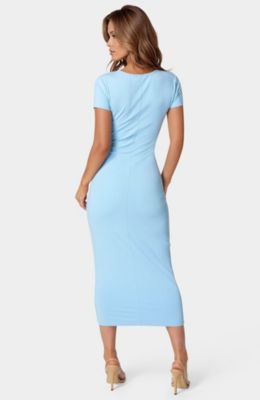Women's Rib Maxi T-Shirt Dress