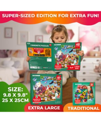 2x48 Magnetic Travel Puzzles for Kids Ages 4-6 - Road Trip Activities