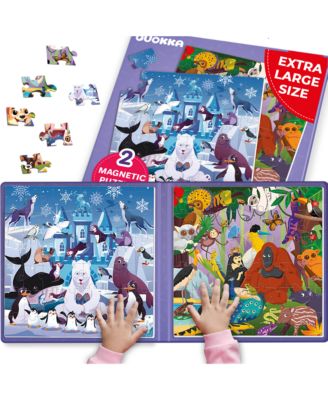 2x48 Magnetic Travel Puzzles for Kids Ages 4-6 - Road Trip Activities