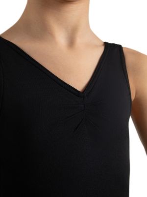 Girls Pinch Front Tank Dress