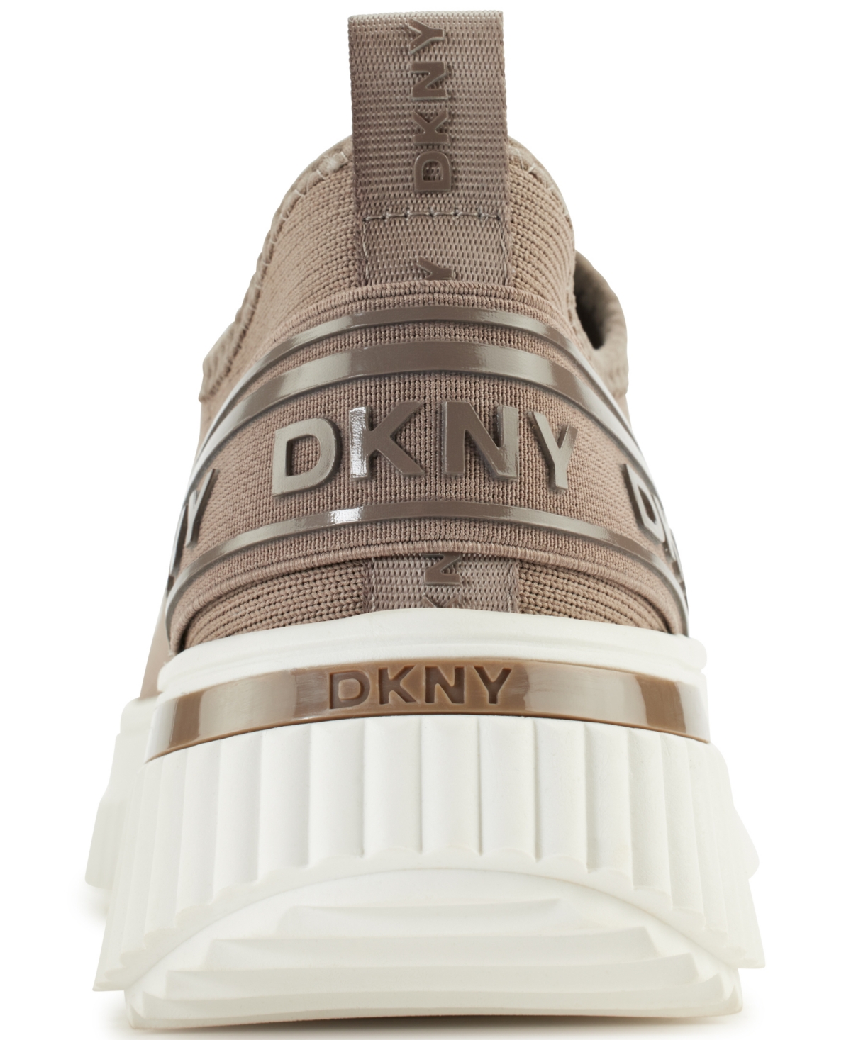 Shop Dkny Women's Leighton Slip On Sneakers In Ash
