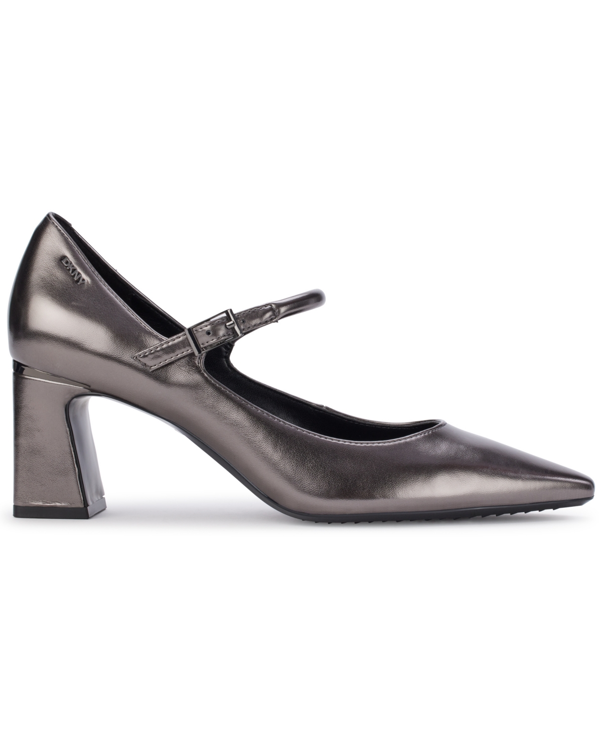 Dkny Samira Pointed Toe Mary Jane Pump In Graphite