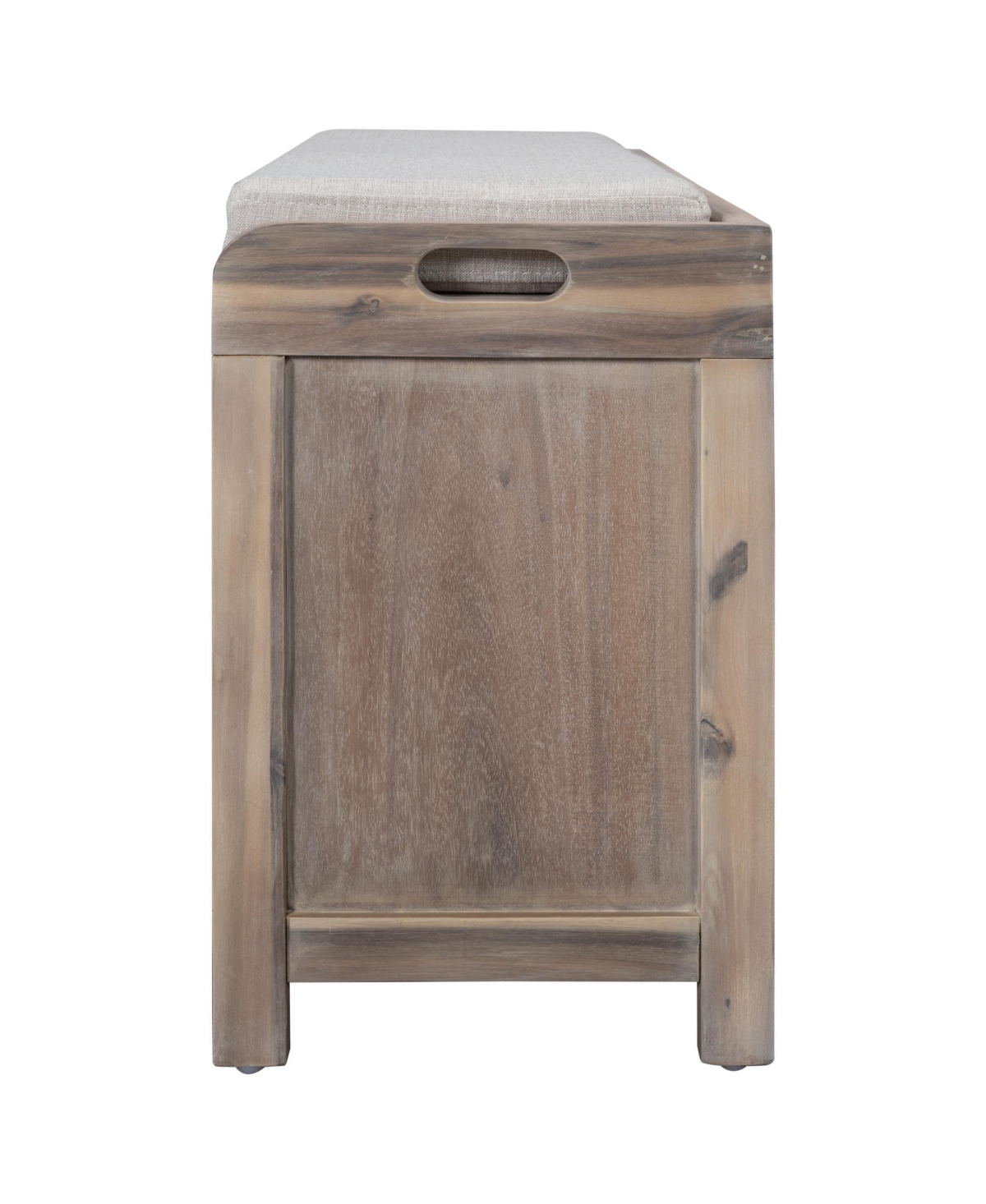 Slickblue Storage Bench with Removable Basket & 2 Drawers Versatile Organization Solution for Any Space