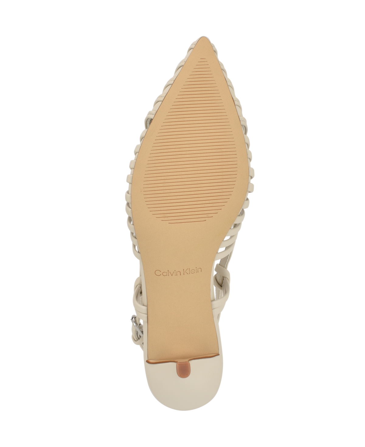 Calvin Klein Women's Movella Kitten Heel Slingback Pumps In Ivory