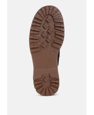 Cuckatoos Chunky Suede Oxford Loafers