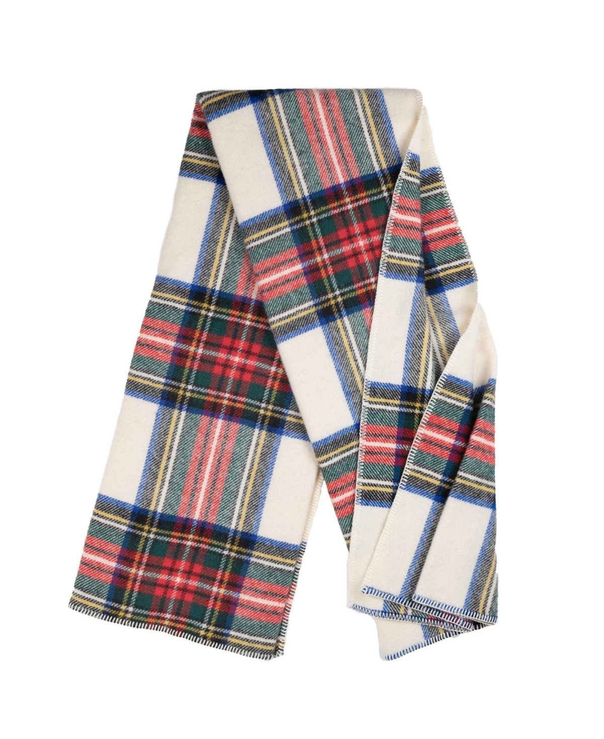Prince Of Scots Highland Tweeds Big Throw, 59" X 80" In Red White