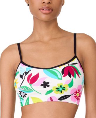 kate spade new york - Women's Floral Cami Cropped Bikini Top