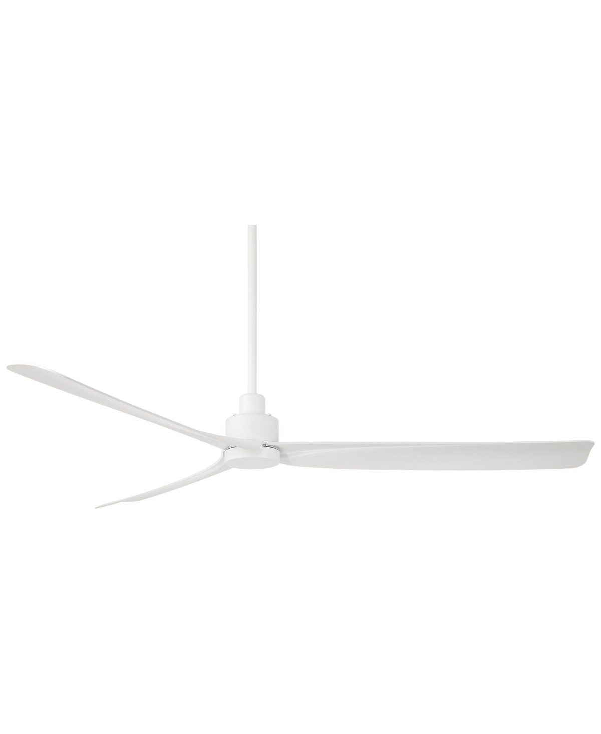 Casa Vieja Sailplane Modern Industrial Indoor Outdoor Ceiling Fan 3 Blade Remote Control MatteFinish Blades Bedroom Patio Living Room Kitch