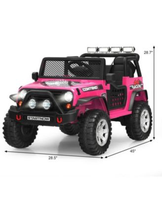 12V Kids Remote Control Ride-On Truck – Lights & Music