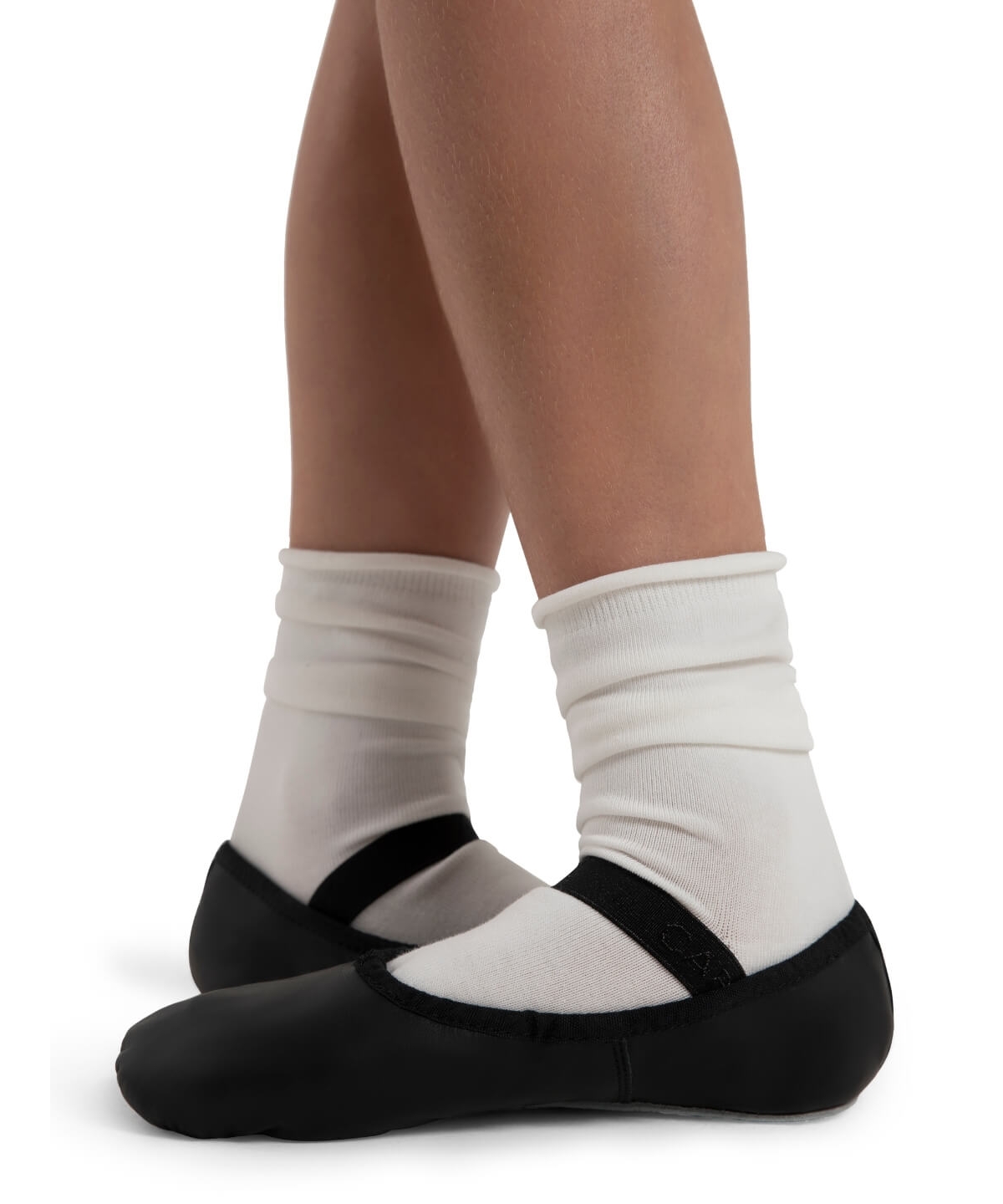 Capezio Girls Daisy Ballet Shoe Black - Black