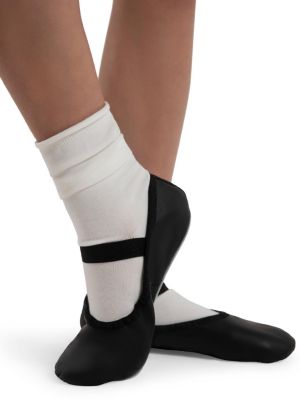 Girls Daisy Ballet Shoe White