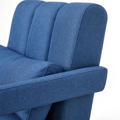  Single Unit  Linen Fabric  Upholstered, Includes Pillow  Modern Style Accent Chair