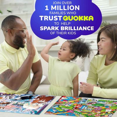 4x48 Pcs Puzzles Educational Preschool Toy for Kids 4-6 Ages