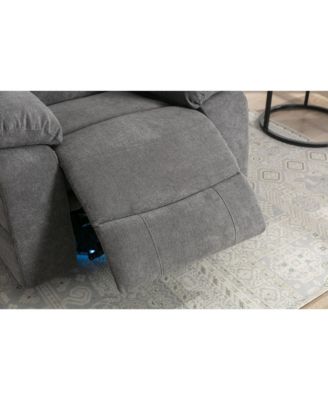 Power Reclining Glider with Speaker, Lights, and Storage