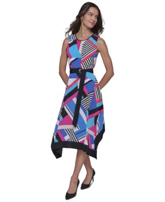 asymmetric printed midi dress Orange Giraffe Print Asymmetric Cut Out Midi Dress 16