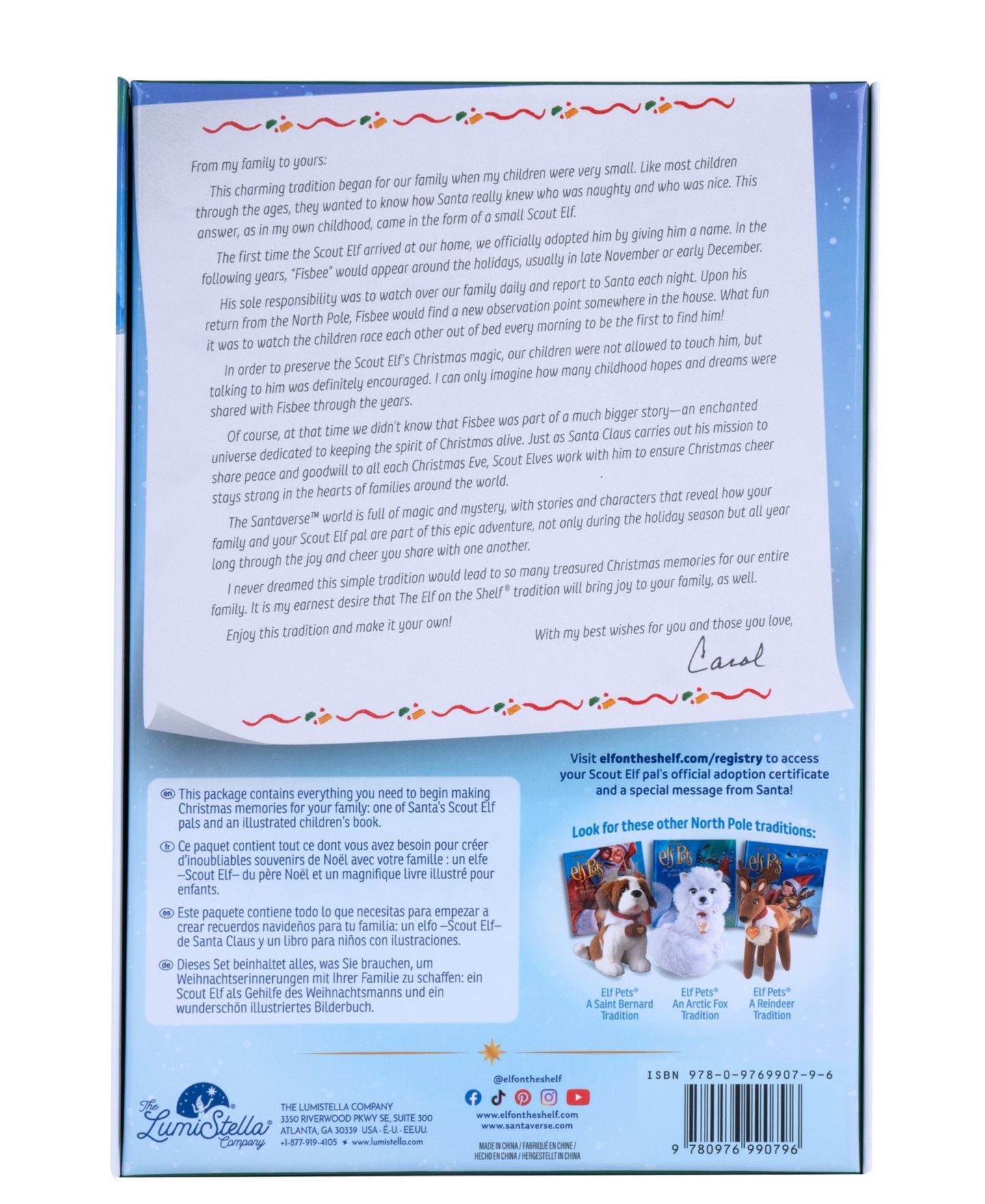 Детские куклы Elf on the Shelf A Christmas Tradition Boy Toy — фото 6