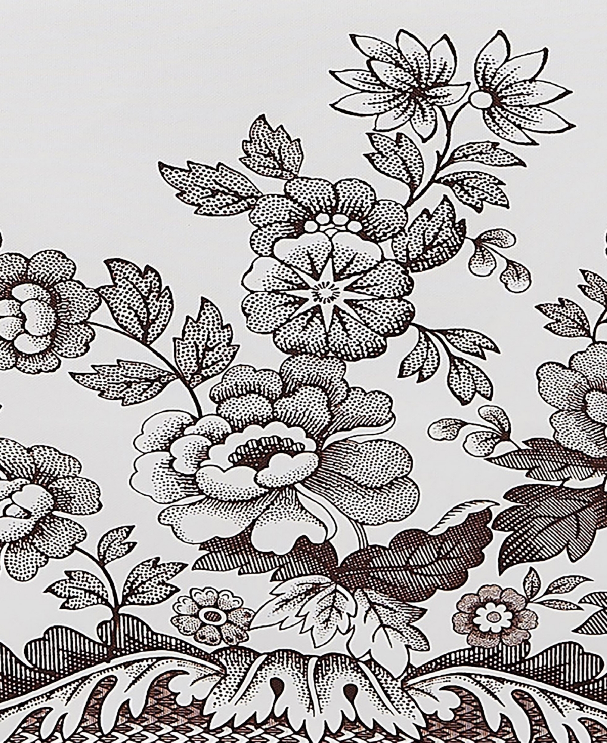 Spode Woodland Polyester Tablecloth, 60" X 102" In Ivory