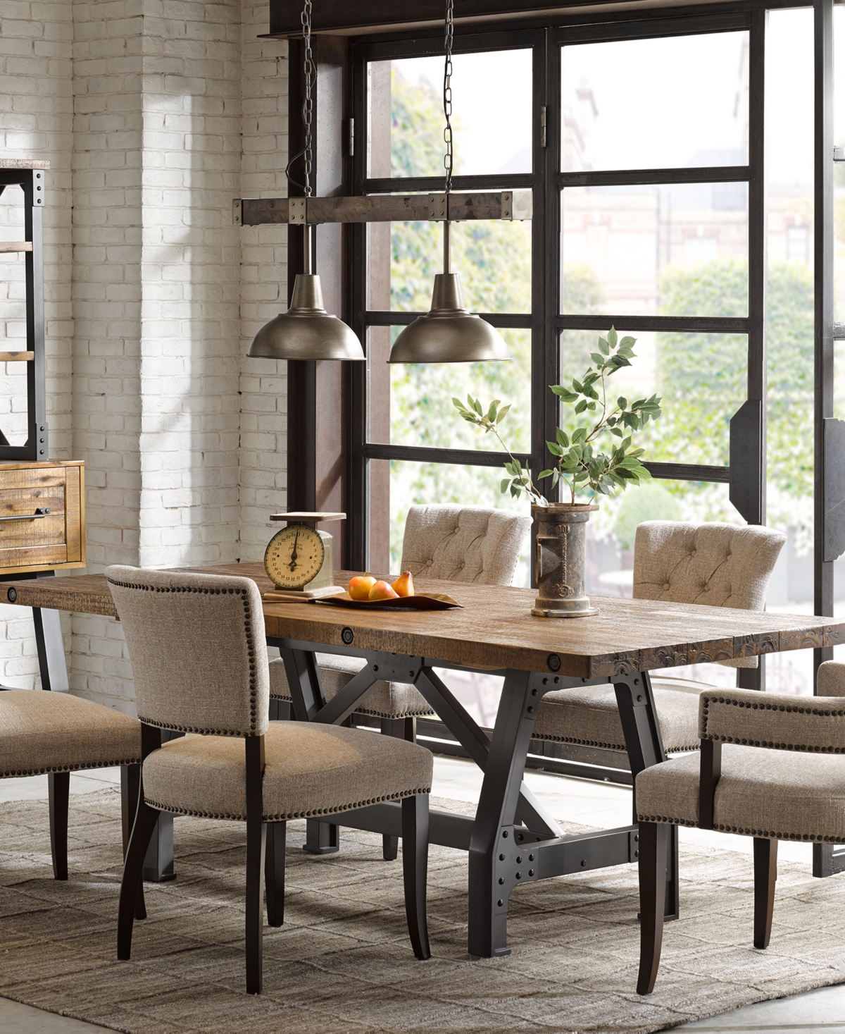 Macey Dining Table -Graphite