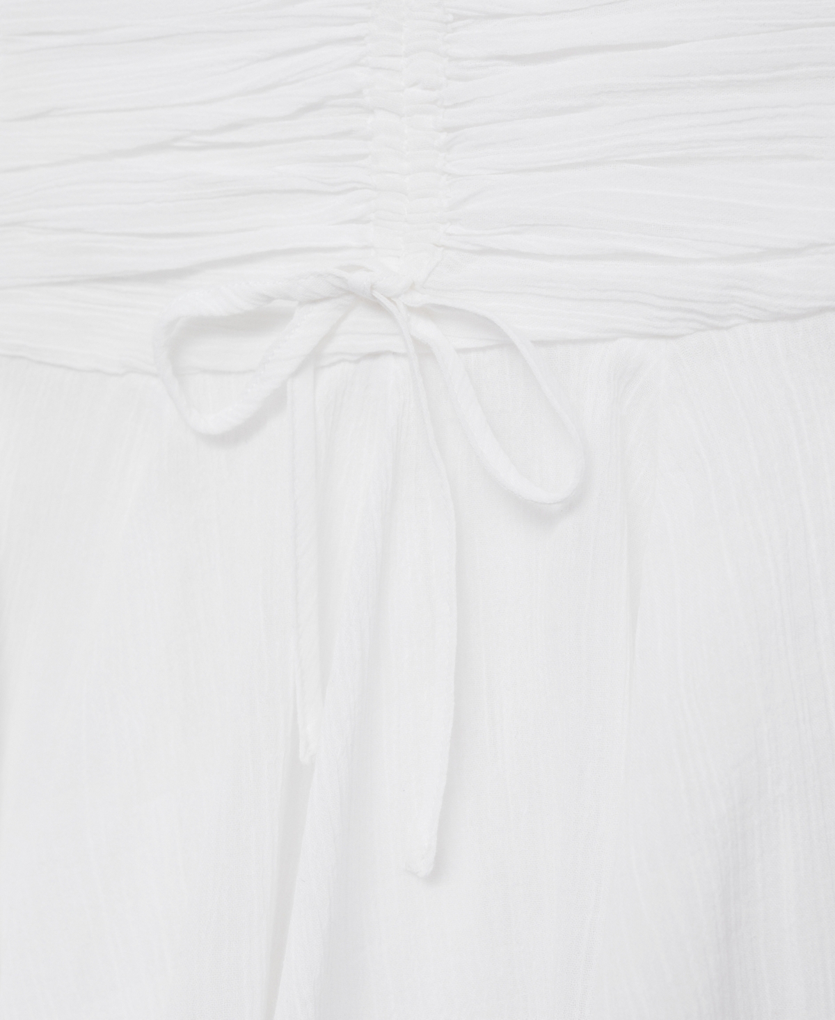 Mango Women's Bows Detail Asymmetrical Mini-Skirt