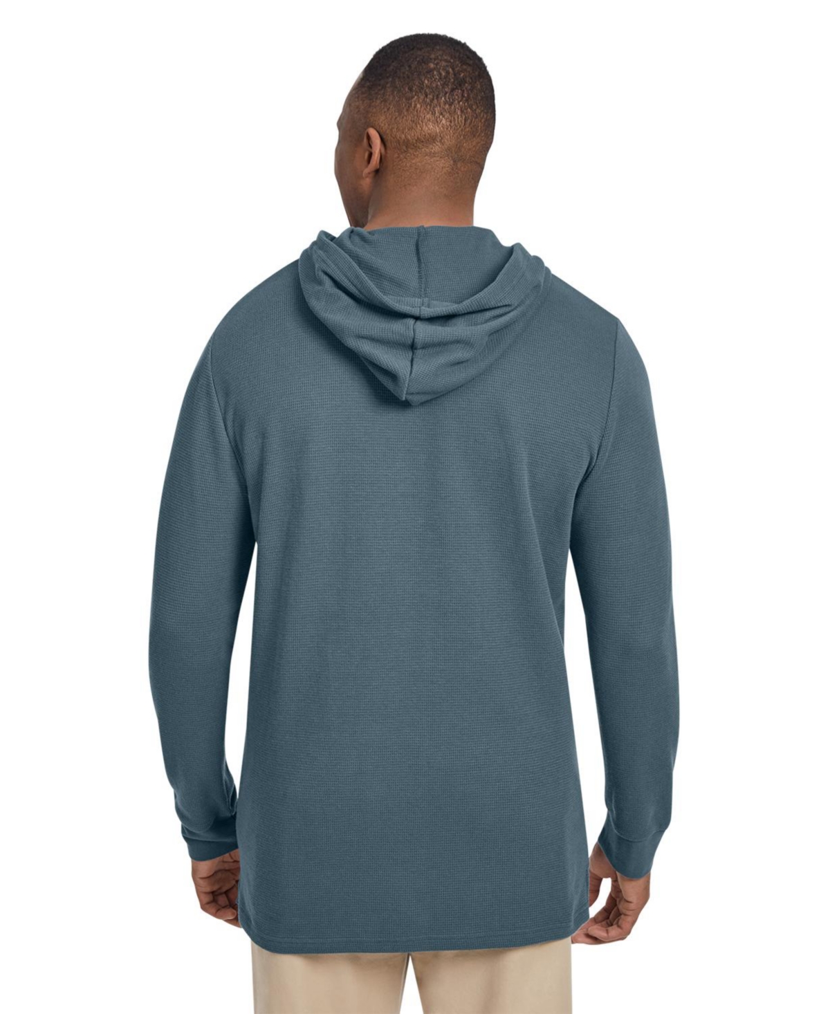 Johnny Bigg Big & Tall Waffle Hooded Long Sleeve Top