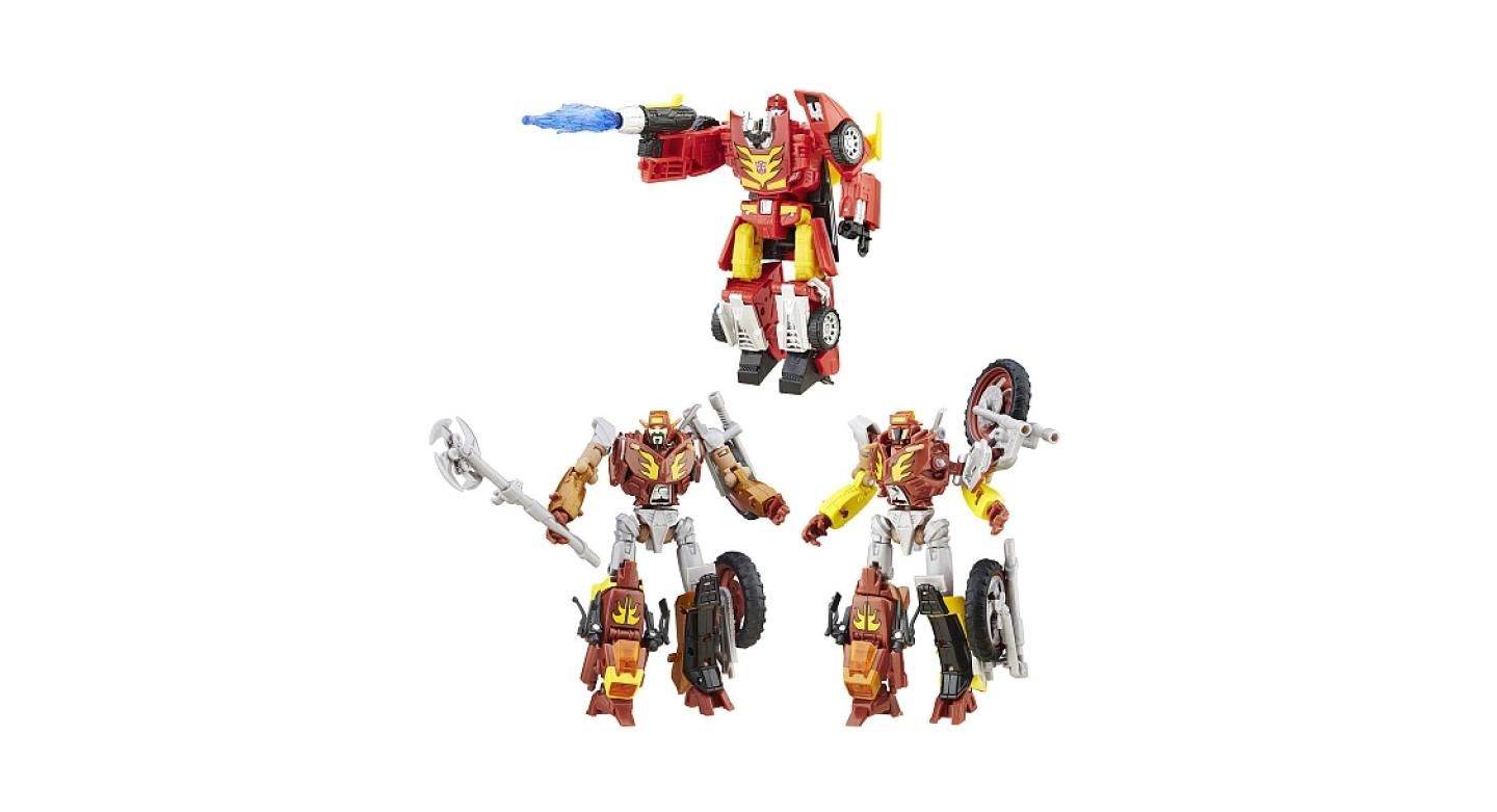 Детские фигурки Transformers Planet of Junk Clash Set of 3 Figures Platinum Edition — фото 1