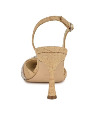 Women's Deby Embellished Slingback Stiletto Pumps