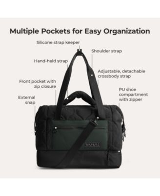 Walker 34L Laptop Duffle with Shoe Compartment Tangerine