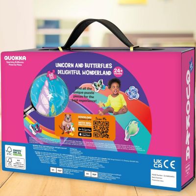 2x3 Feet Giant Shaped Glitter Floor Puzzles for Kids Ages 3-5