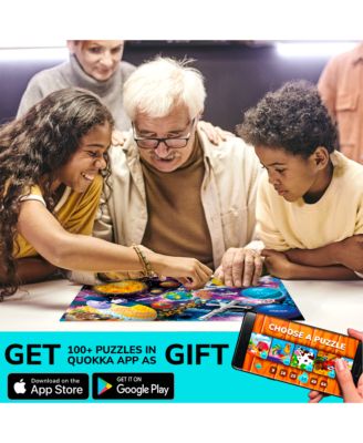 3 Pack Puzzles for Kids Ages 8-10 and Adults - World, USA Map & Space