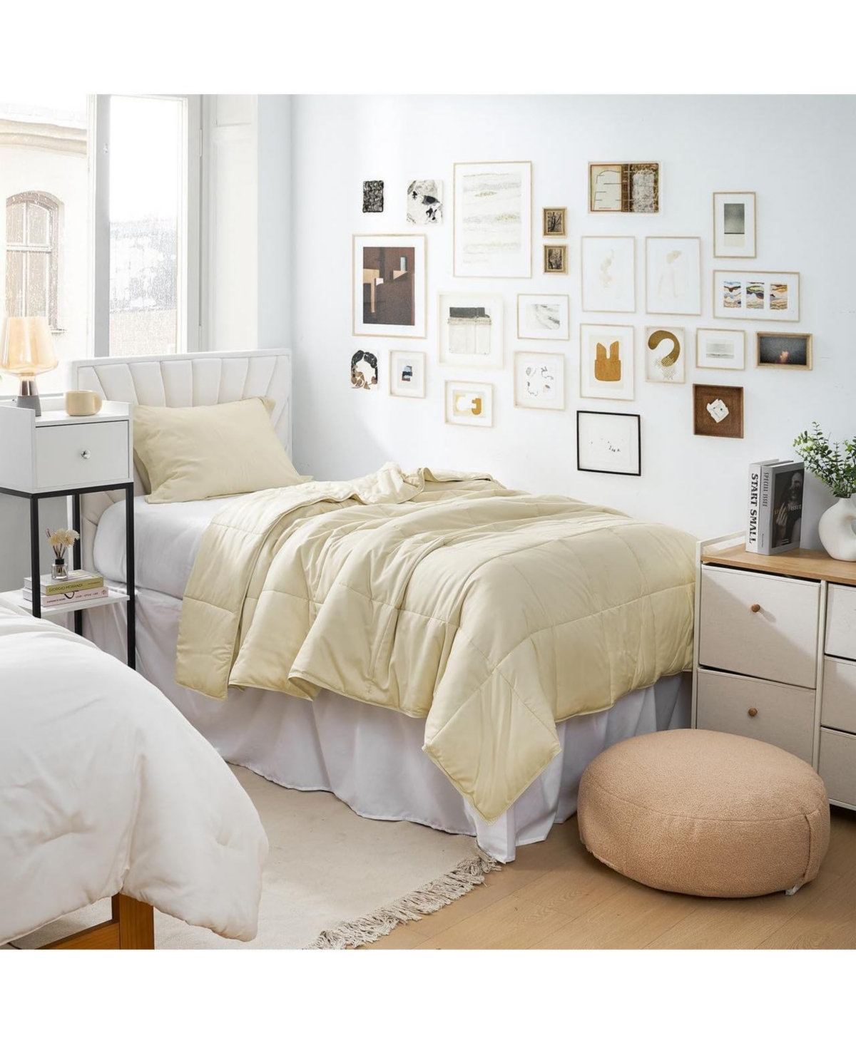 Menopleasing - Coma Inducer Oversized Cooling Comforter Set - Bleached Sand